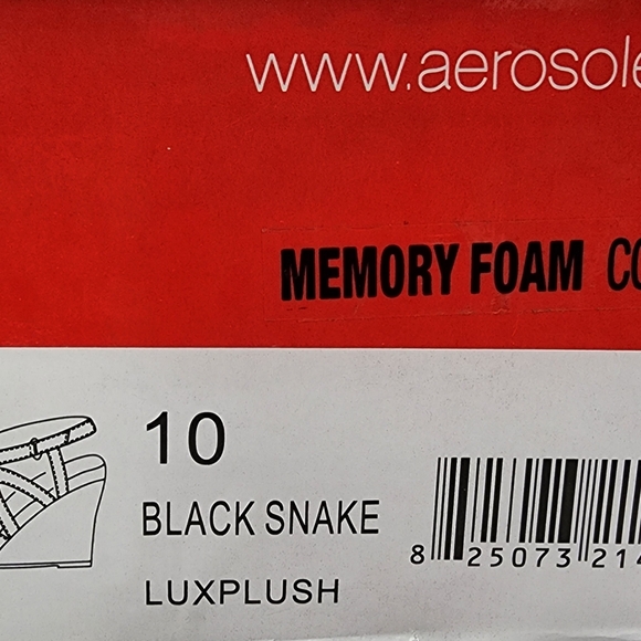 Aerosoles Black Snake Sandals - Picture 5 of 5